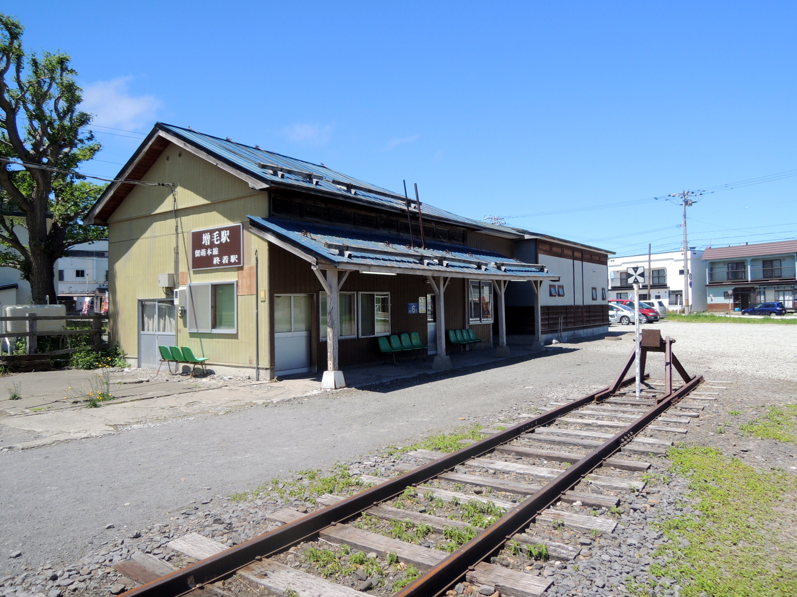 旧増毛駅と鉄道廃止後の盛況: PUPUPUKAYA WORLD